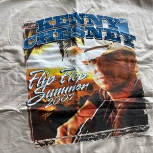 Vintage 2007 Kenny Chesney concert t-shirt